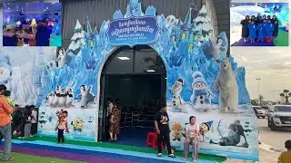 SNOW WORLD SIEM REAP FALLING SNOW - ពិភពព្រិលទឹកកក សៀមរាបធ្លាក់ព្រិលហើយ!