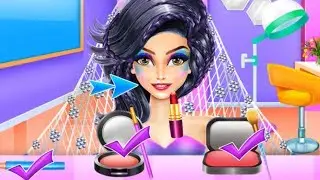 Fun Care Makeup Game for Girl &ndash; Kids Learn Makeup Princess Dress Braided Hair Salon Games
