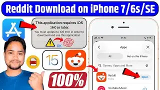How to Download Reddit App on iPhone 7/6s/SE | Install Reddit App on iOS 15 | Reddit on iOS 15 100%
