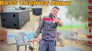 BASS CABINET PAINT 🎨🔊 FINAL LOOK | NEW DJ BASS BOX VLOG 💯