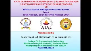 Session 12 Analytical tools for decision making by Sarat Kumar Jena XIMB
