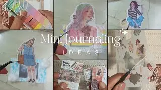 Asmr Mini journaling compilation | Journal ideas | Scrapbooking ideas | Satisfying