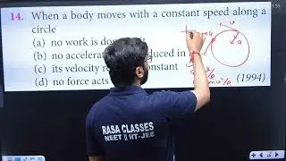When a body moves with a constant speed along a circle ............................................