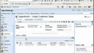 SalesLogix Cloud- Administration Options- Creating a New Department