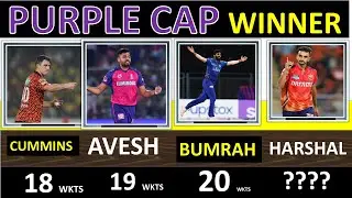 PURPLE CAP WINNER OF IPL 2024 | MOST WICKETS IN IPL 2024