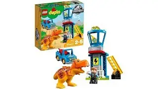 LEGO DUPLO Jurassic World T. rex Tower 10880 Building Blocks (22 Pieces)
