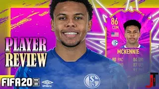 FIFA 20 FUTURE STAR WESTON MCKENNIE 86 PLAYER REVIEW