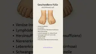 ⚠️ &bdquo;Geschwollene F&uuml;&szlig;e? 8 Ursachen, die du ernst nehmen solltest!&ldquo; 🦶💧