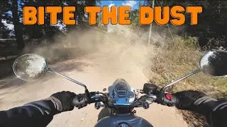 Royal Enfield Classic 350 - POV engine noise and Dusty Roads