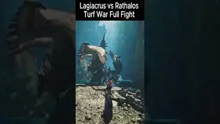 Lagiacrus vs Rathalos Turf War Full Fight #monsterhunterwildsgameplay #mhwilds #monsterhunter #yt