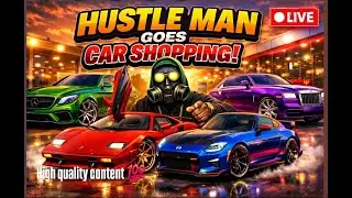 we going live! HUSTLEMAN CUSTOMIZES HIS SUPERCAR FLEET!!