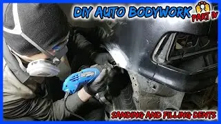 [DIY Bodywork] Part 4 Sanding and Filling Dents On The EF