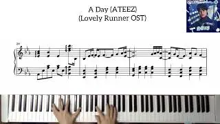 A Day (ATEEZ) (Lovely Runner OST) Piano + Sheet Music
