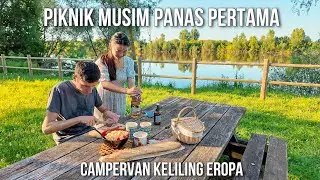 Piknik Pertama Campervan di Musim Panas! Nobar EURO 2024 di Prancis🇫🇷