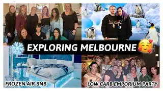 EXPLORING MELBOURNE 2019&rsquo; || ASMR 🤭 Frozen Ice World Air BnB ❄️ SeaLife 🐙 Werribee Zoo 🐨 Food 🍽