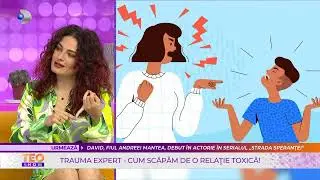 Teo Show (04.05.2022) - Roxana Borz, trauma expert, ne invata cum sa scapam de o relatie toxica