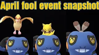croagunk snapshot April fool event / photobomb  #pokemongoshorts #shorts #youtubeshorts