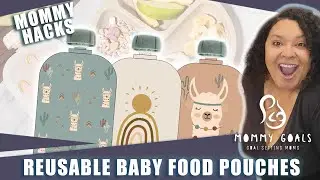 DIY Baby Food Pouch Hacks - Reusable Food Pouch Review - Baby Led Weaning Ideas | MOMMY GOALS