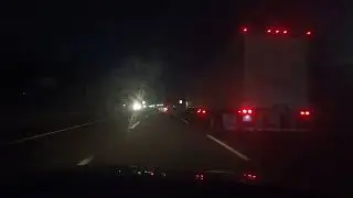 Highway Interstate I-476 North nightlights