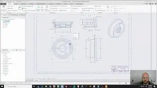 CREO: DRAWING FOR THE TROLLEY WHEEL