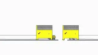 KTC Trolley Conveyor system-2 trolley 2 stations