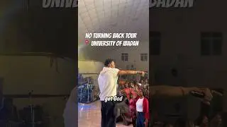 Performing at University of Ibadan - No Turning Back Tour with Gaise Baba #kelarthrillz #afrogospel