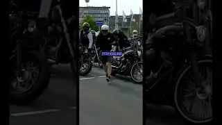 UNEXPECTED RESPECT BY GANG ON BIKERS🫡