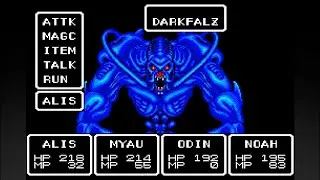 Phantasy Star - Final Boss at Level Cap (30)