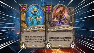 THIS NEW MECH IS INSANE FOR SPELL MENAGERIE?! | Hearthstone Battlegrounds