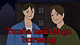 Qo'rquv time:Tunda maktabga bormang | qo'rqinchli animatsion hikoya;