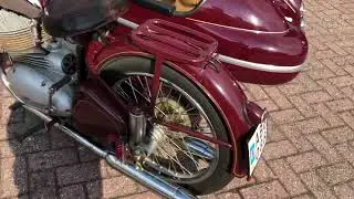 JAWA 350 PERAK WITH VELOREX SIDECAR 1952