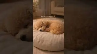 Sleeping Dog Pino 🐶🌙 | Cute Night Puppy | Relaxing #sleepdog #relaxing #dogshorts #pino#viralshorts