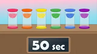 50 Second Timer (Rainbow Sand)