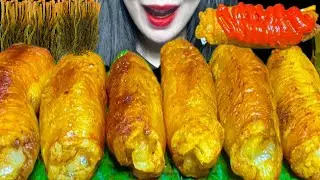 ASMR DAECHANG KIMCHI MUKBANG 바삭한 통대창 쪽파김치 동치미 먹방 GRILLED BEEF LARGE INTESTINES COOKING EATING SOUNDS