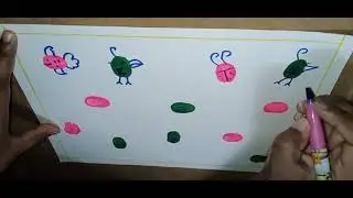 How To Make Animals Using Thumb Painting?