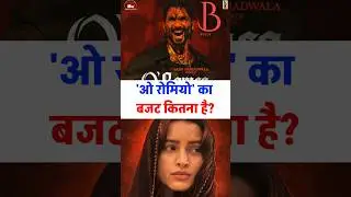 O Romeo film ka budget kitna hai?