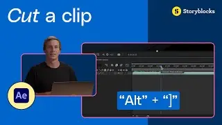 How to cut clips in After Effects (Tutorial)