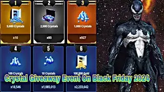 Crystal Giveaway Event On Black Friday 2024 - Marvel Future Fight