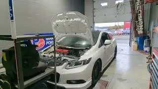 Civic Si K24z 4 ports head SWAP (K20Z3) dyno tuning 2025