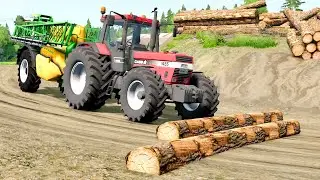 Car Vs Fallen Log - BeamNG DRIVE