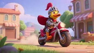 Knight Duck Rides to the Rescue 🦆⚔️🐴 | Brave Adventure Song for Kids