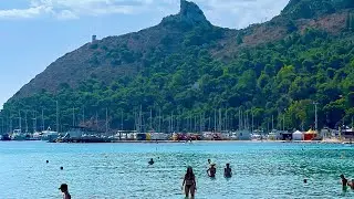🌊 Walking in Cagliari ITALY [4K] | Poetto🏖️ | August 2024