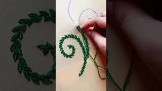 Easy embroidery designs 😍 #howtomakehandembroidery #embroiderypatterns #embroiderydesigns