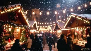 Vienna Christmas Market Night &mdash; Cinematic Holiday Ambience