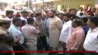 BARQ NEWS.MIM MP ASADUDDIN OWAISI ALONG WITH MIM MLA AHMED BALALA VISITED MALAKPET CONSTITUANCY