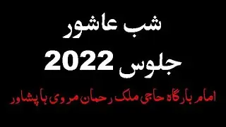 Shab e Ashur Jaloos Imambargah Haji Malik Rehman Marviha Peshawar 2022