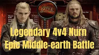 BFME 1 2.22 | Мауссер, Боки против 4 Брутальных Мордоров &ndash; Легендарные Нурны 4 на 4 | Эпическая б...