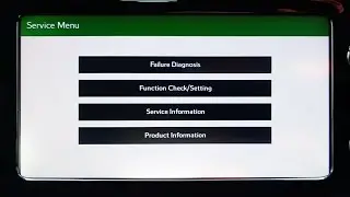 Toyota Aygo x-touch hidden service menu