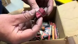 Opening a Mystery Box of Old Firecrackers!