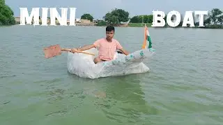 we made mini boat use only bottle. will it survive in water 🚣&zwj;♂️